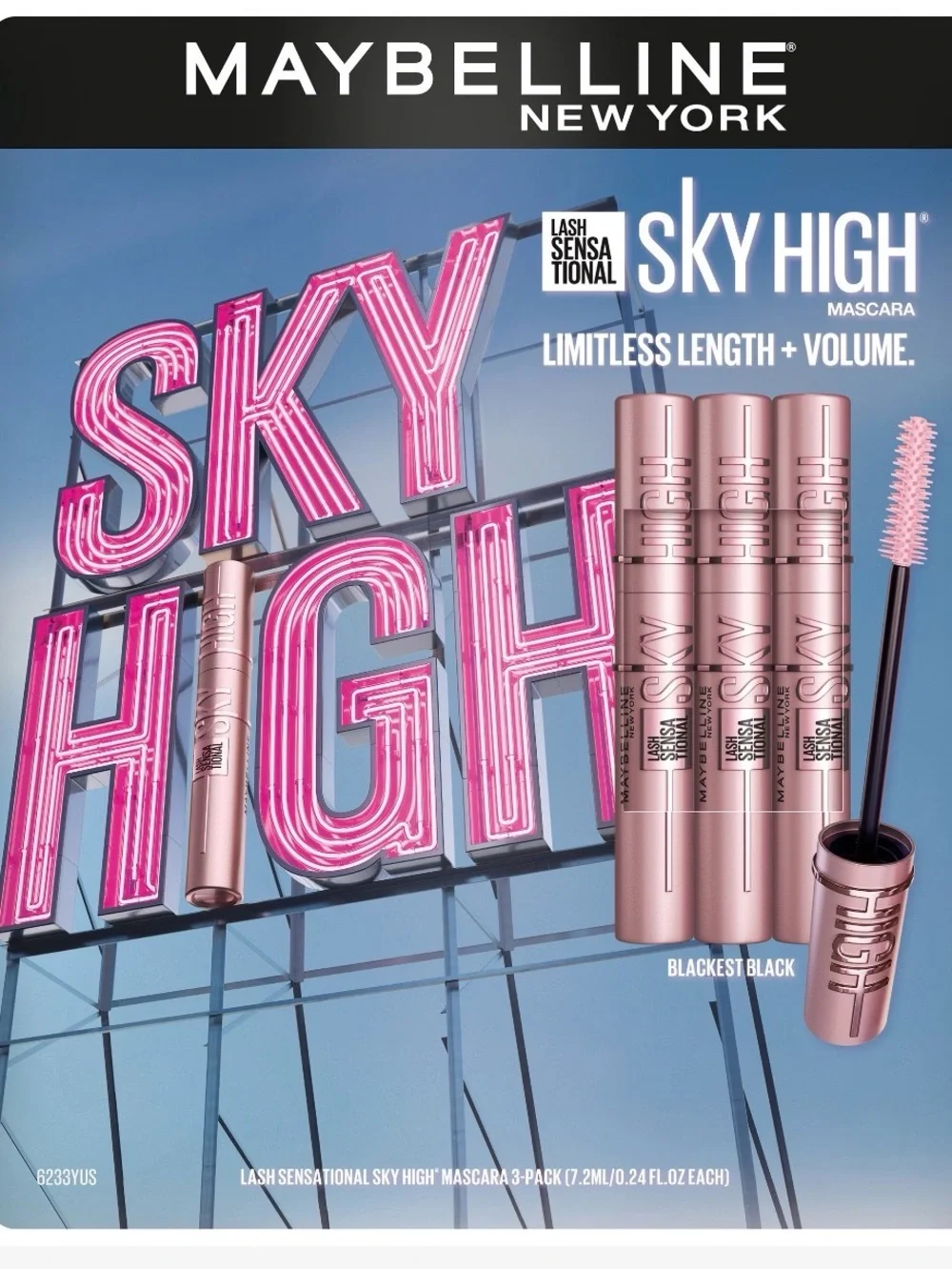 NIB Maybelline Sky High mascara 3 pack